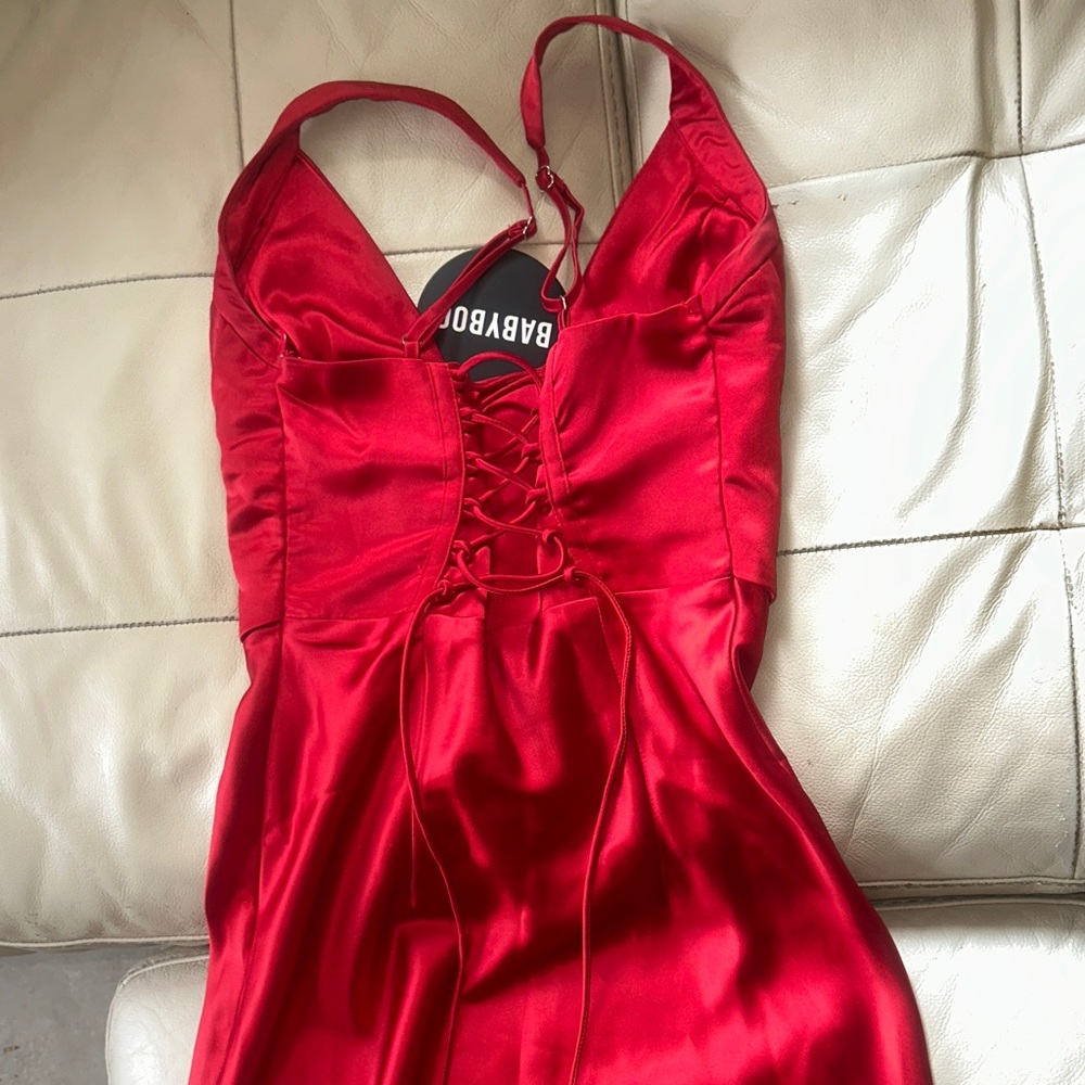 BABYBOO SHAE MAXI DRESS - RED - Picture 8 of 8